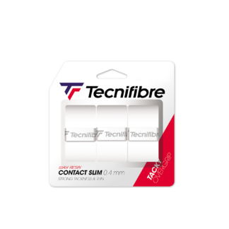 Tecnifibre Contact Slim 3er Pack - Weiß